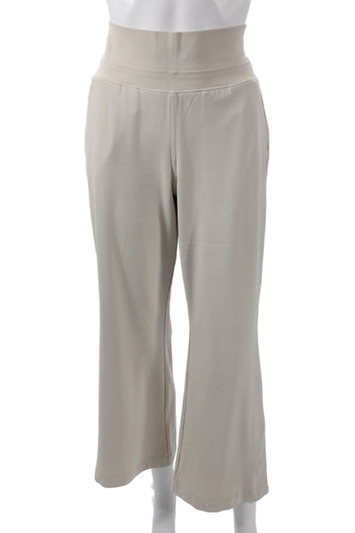 Athleta Women Sweatpants Beige Nylon Pull On Size S