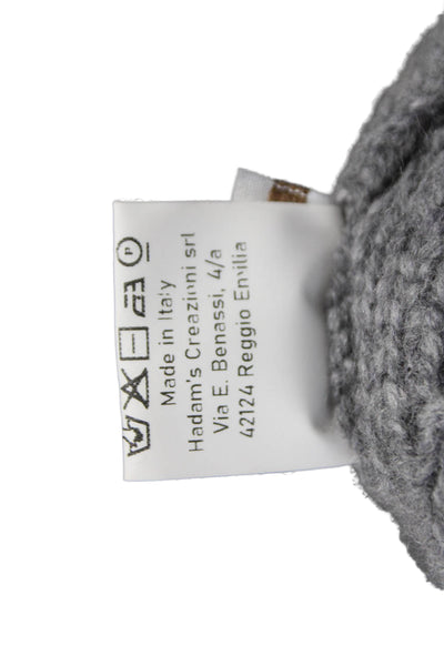 Kangra Women Pullover Sweater Turtleneck Wool Gray Long Sleeve Size 40