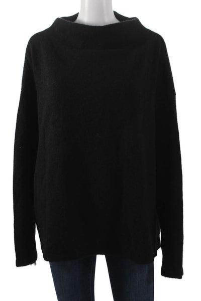 NOK Nature of Knitwear Womens Yak Cowl Pullover Black Size XL