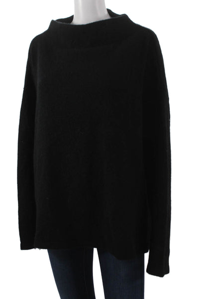 NOK Nature of Knitwear Womens Yak Cowl Pullover Black Size XL