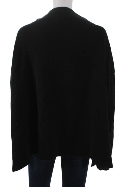 NOK Nature of Knitwear Womens Yak Cowl Pullover Black Size XL