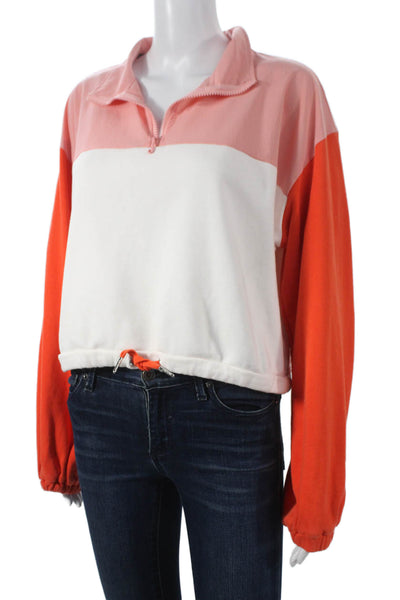 Juicy Couture Women Pullover Sweatshirt Multicolor Collared Size S