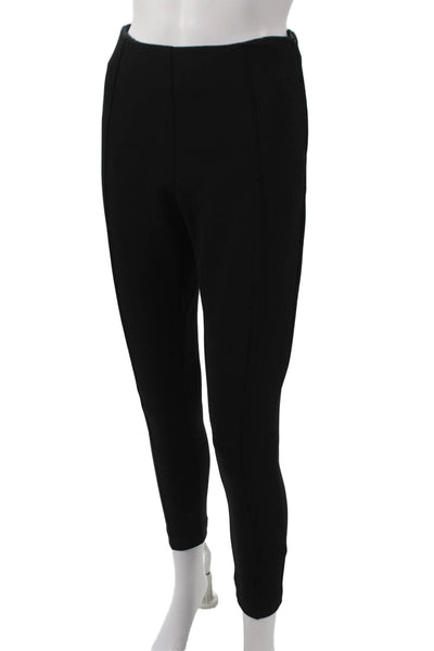 Oscar de la Renta Women Ankle Pants Black Polyamide Zip Size 4