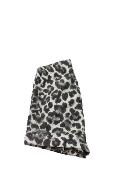 Il Gufo Girls Cotton Animal Print Casual Shorts Black Size 2T