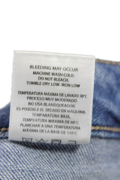 Hidden Womens Flared Blue Jeans Cotton Blend Low Rise Size 27