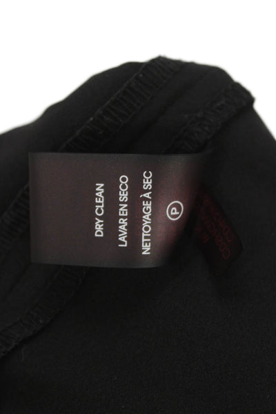 Calvin Klein Womens Fit & Flare Black Mid-Calf Dress Size 4