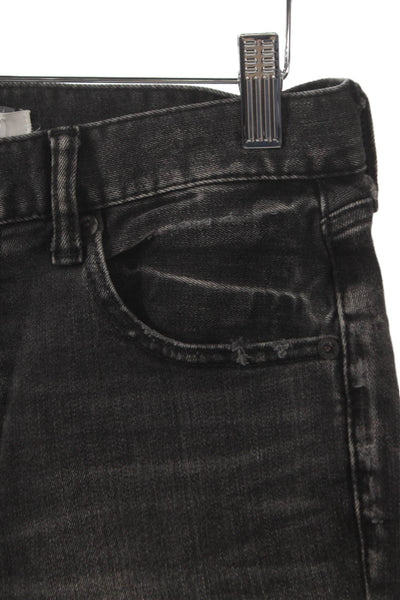Moussy Womens Tapered Jeans Gray Mid Rise Cotton 28in Size 27