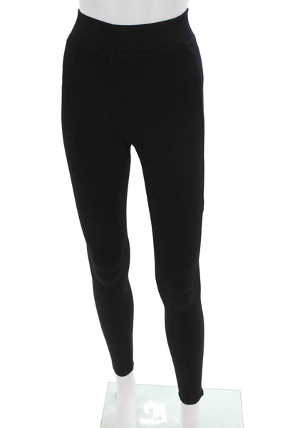 L'Agence Womens Ankle Leggings Black Modal Size XS