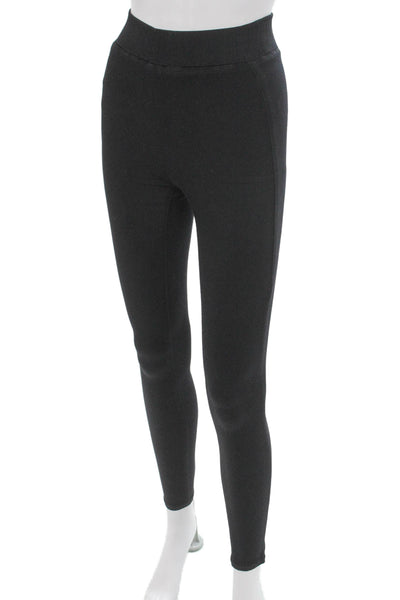 L'Agence Womens Ankle Leggings Black Modal Size XS