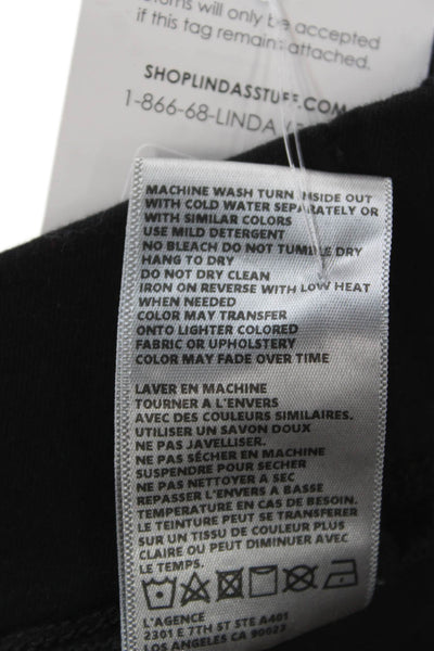 L'Agence Women Black Modal Leggings Size XS