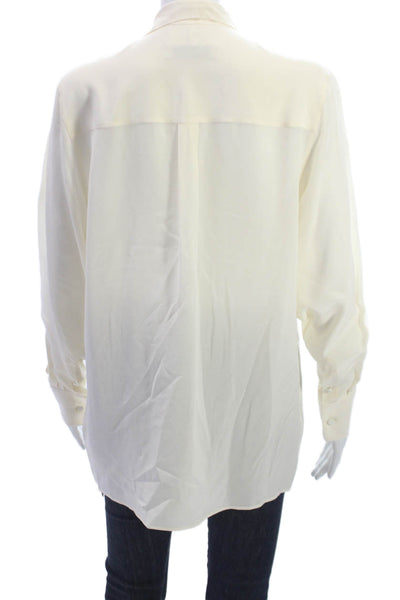 Lululemon Women Silk Pullover Top Gray Crew Neck Long Sleeve Casual Size 4