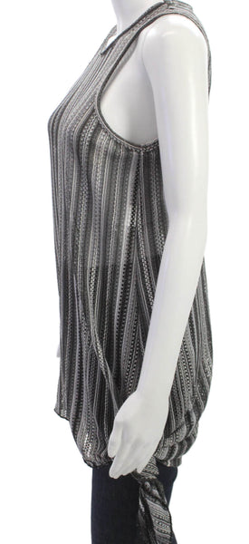 Becca by Rebecca Virtue Women Tunic Striped Multicolor Sleeveless Size XS