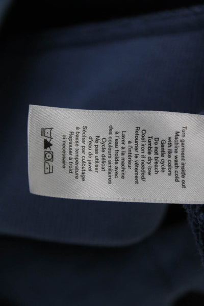 Rag & Bone Women Pullover Cotton Crew Neck Long Sleeve Blue Size S