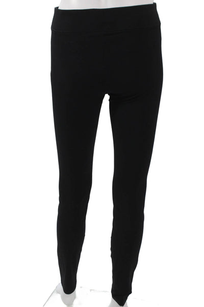 Helmut Lang Women Ankle Leggings Black Viscose Size S