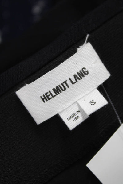Helmut Lang Women Ankle Leggings Black Viscose Size S