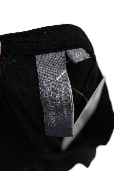 Sweaty Betty Womens Scoop Neck Sleeveless Tank Top Solid Black Size M