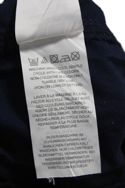 J Crew Women Casual Shorts Blue Cotton Pull On Size XS