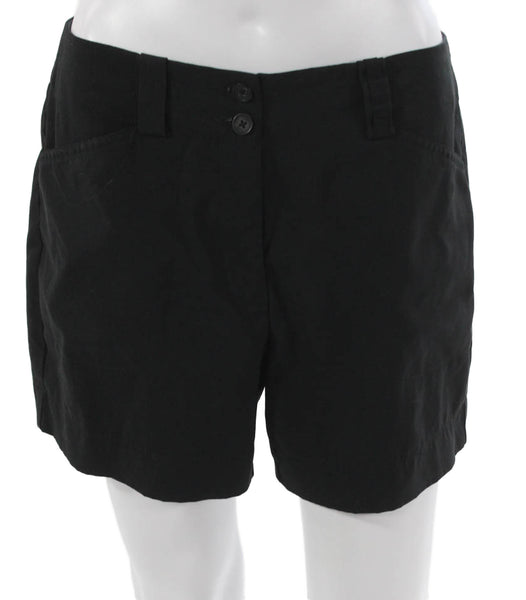 Nike Golf Womens Athletic Black Polyester Shorts Petite Size 6