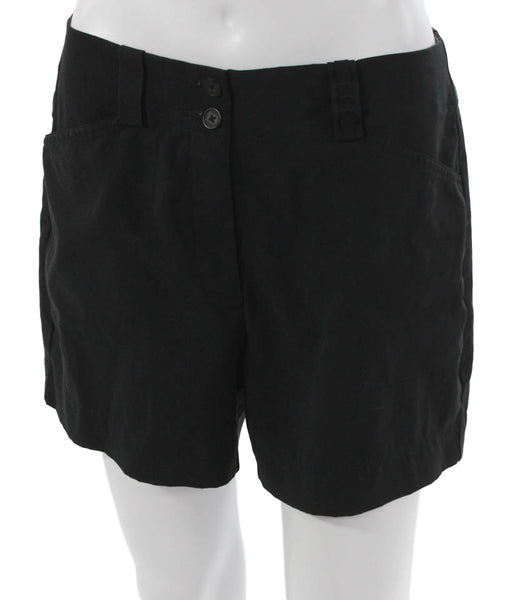 Nike Golf Womens Athletic Black Polyester Shorts Petite Size 6