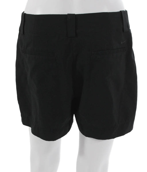 Nike Golf Womens Athletic Black Polyester Shorts Petite Size 6