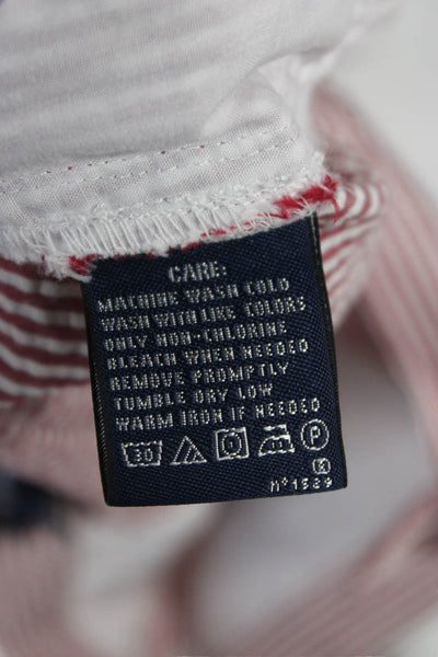 Ralph Lauren Sport Women Straight Pencil Striped Cotton Short Skirt Size 6