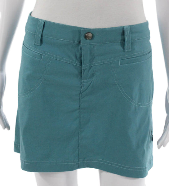 Athleta Women Athletic Skirt Green Nylon Size 6P