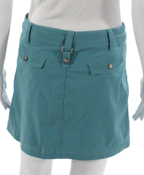 Athleta Women Athletic Skirt Green Nylon Size 6P