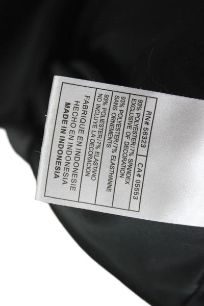 Nike Golf Womens Athletic Short Skirt Black Polyester Zip Size 4 Petite