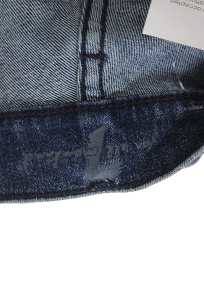 7 For All Mankind Womens Skinny Jeans Blue Size 26