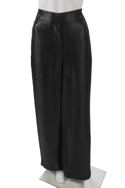 Boden Womens Black Viscose Dress Pants Zip Closure Size 6