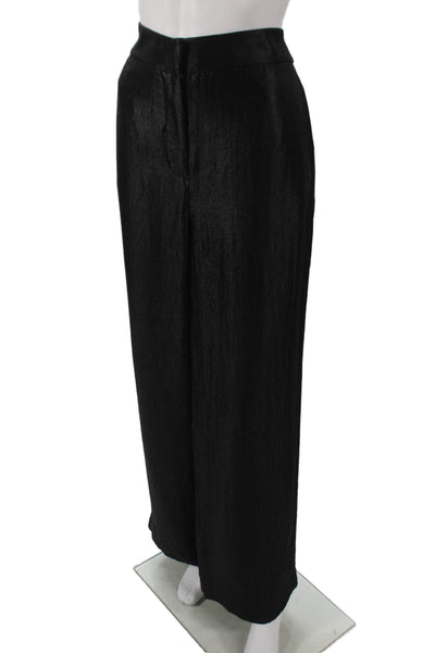 Boden Womens Black Viscose Dress Pants Zip Closure Size 6