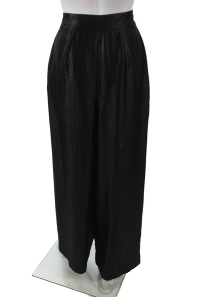 Boden Womens Black Viscose Dress Pants Zip Closure Size 6