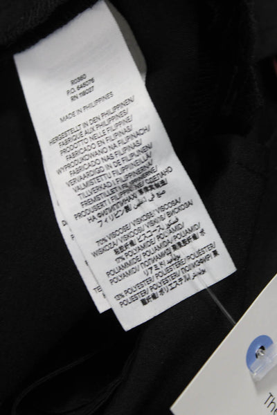 Boden Womens Black Viscose Dress Pants Zip Closure Size 6