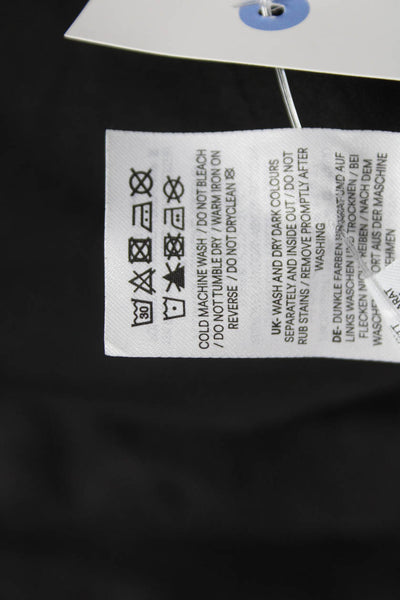 Boden Womens Black Viscose Dress Pants Zip Closure Size 6