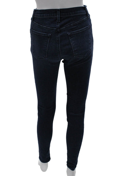 J Brand Women Skinny Blue Cotton Jeans Lace Up Size 26