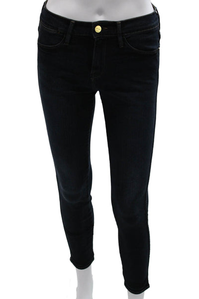 Frame Denim Womens Skinny Jeans Blue Cotton Low Rise Size 26