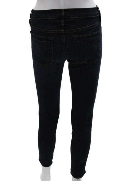 Frame Denim Womens Skinny Jeans Blue Cotton Low Rise Size 26