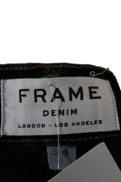 Frame Denim Womens Skinny Jeans Blue Cotton Low Rise Size 26