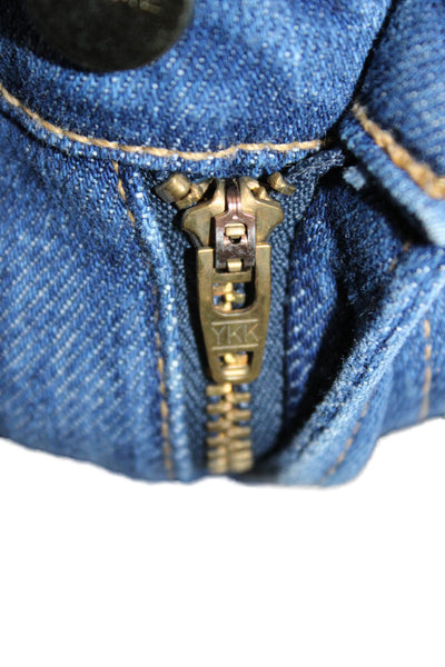Frame Denim Womens Ankle Jeans Blue Low Rise Cotton Size 26