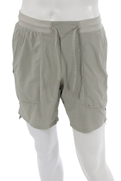 Lululemon Mens Athletic Gray Shorts Polyester Size S