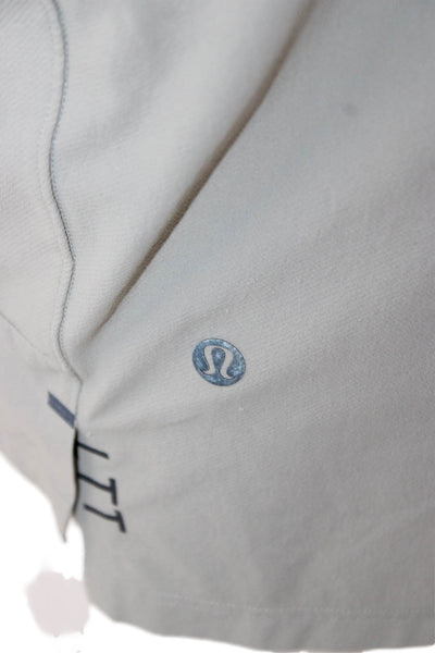 Lululemon Mens Athletic Gray Shorts Polyester Size S