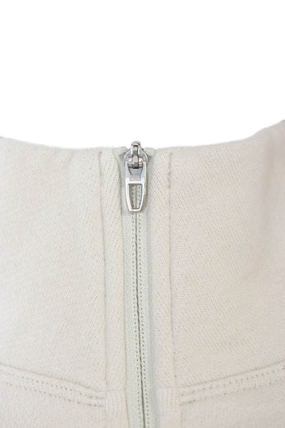 Lululemon Mens Beige Pullover Sweatshirt Mock Neck Zip Size S