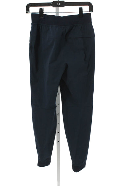 Lululemon Unisex Adults Blue Polyester Blend Jogger Pants Drawstring Size S
