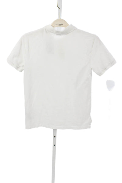 Polo Ralph Lauren Boys Cotton Short Sleeve Polo Shirt White Size L