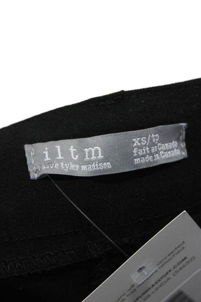 iltm Womens Ankle Pants Black Rayon Petite Size XS