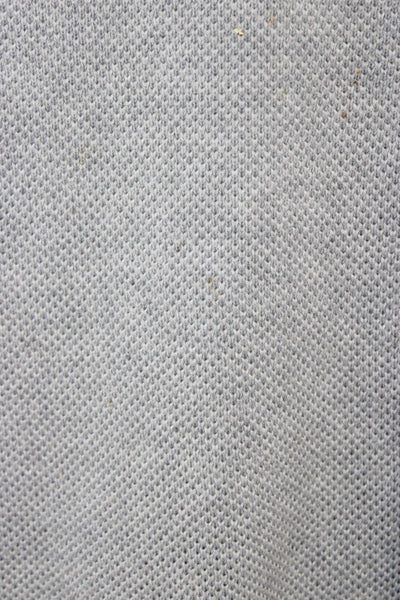 Lacoste Men Gray Cotton V-Neck Long Sleeve Pullover Sweater Size 2XL