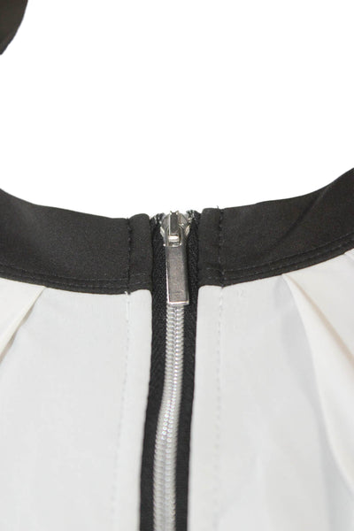 Monreal London Womens Basic Halter Tank White Polyamide Zip Size S