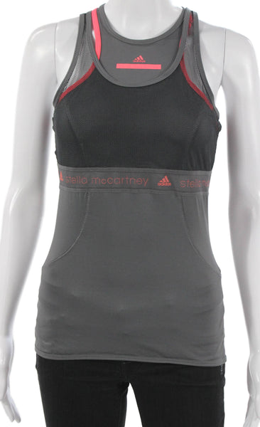 Adidas by Stella McCartney Women Gray Tank Polyester Size S