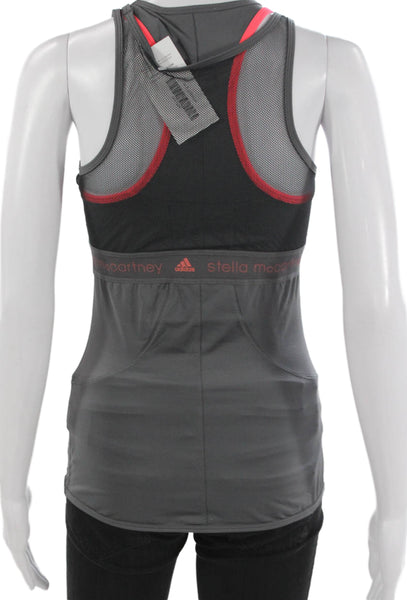 Adidas by Stella McCartney Women Gray Tank Polyester Size S