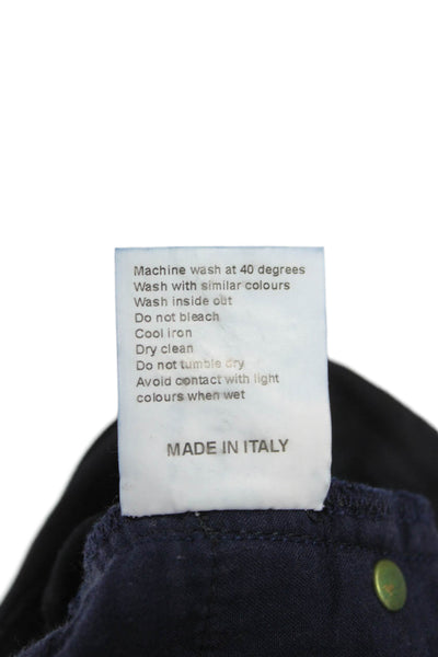 Me + Em Women Skinny Jeans Blue Button Inseam 28 Size 25